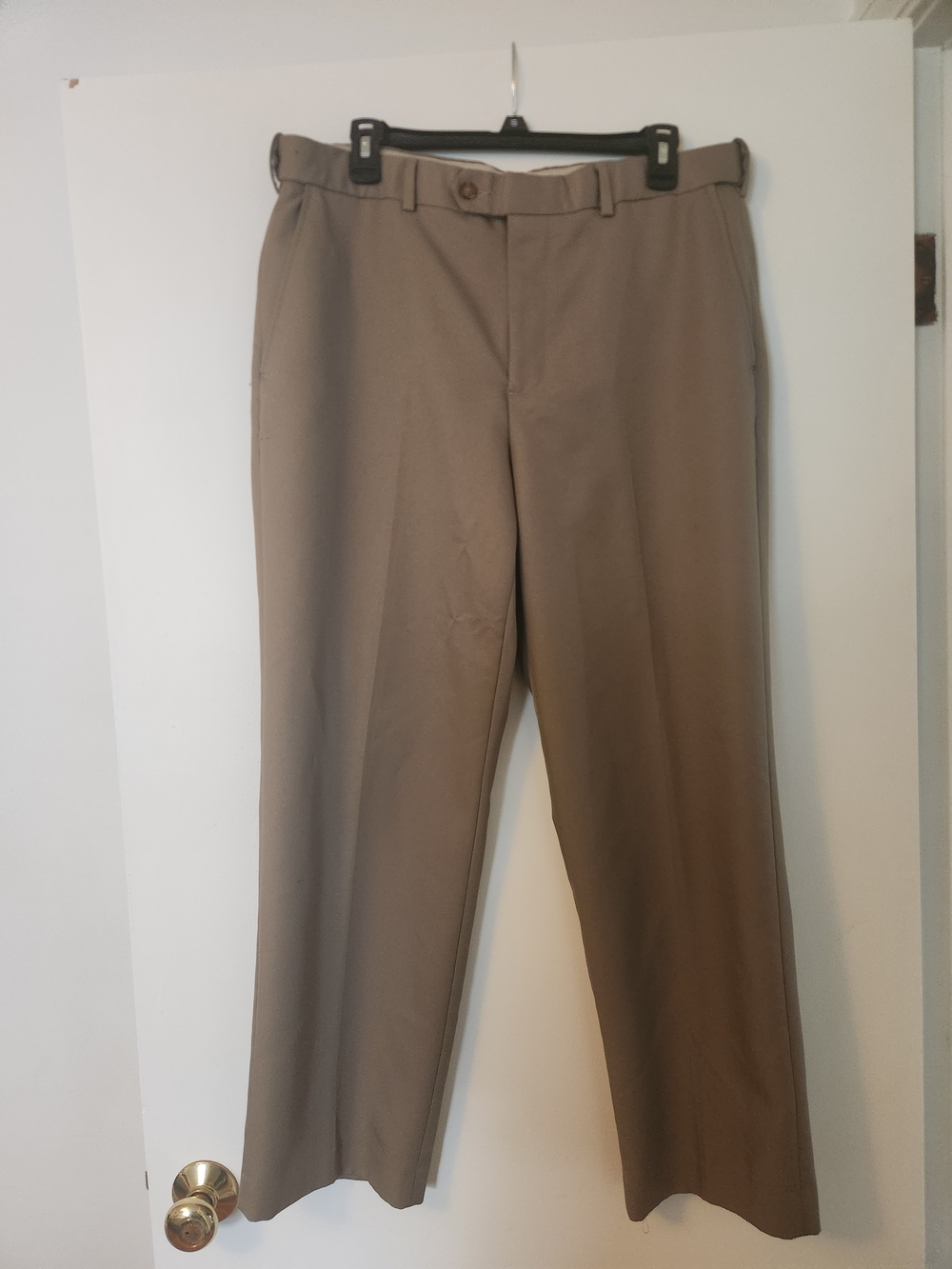 croft & barrow Men's Straight-Leg Khaki Pants - Light Brown